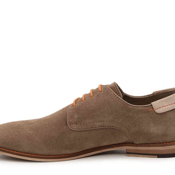 MODERN FICTION – Perforated Suede Plain Toe Derby main image 4